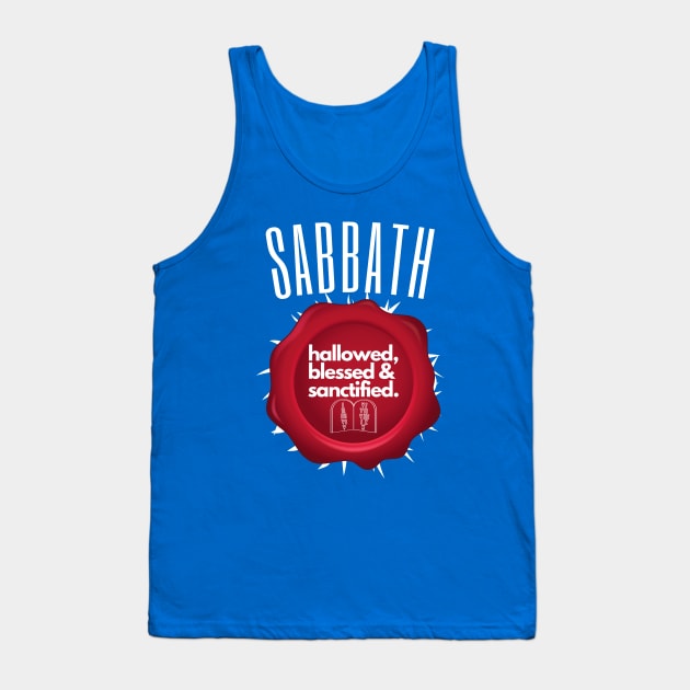 Sabbath Day: Hallowed, Blessed & Sanctified Tank Top by Ruach Runner